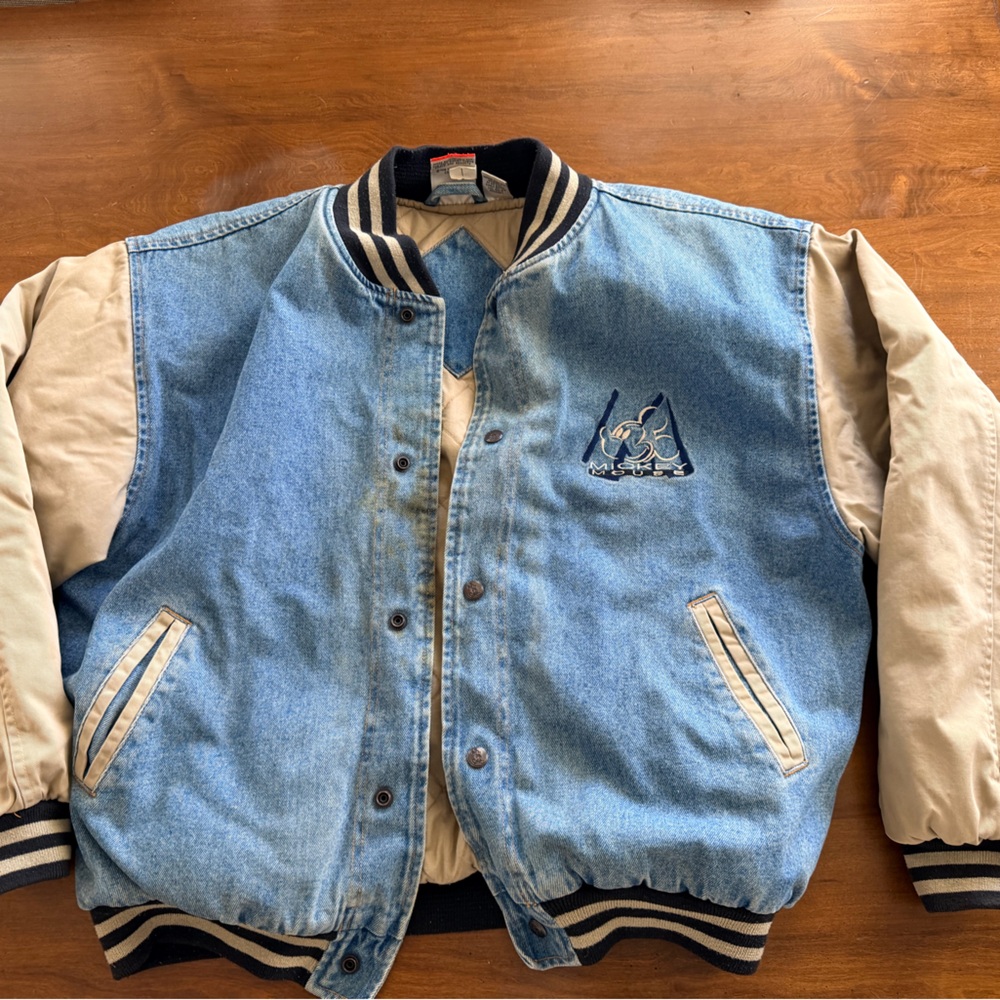 Disney Mickey Varsity Jacket - Size L